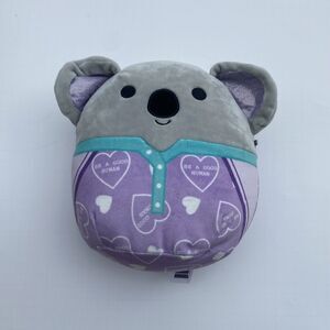 Squishmallows 8" Plush Kirk the Koala Be a Good Human Purple PJs